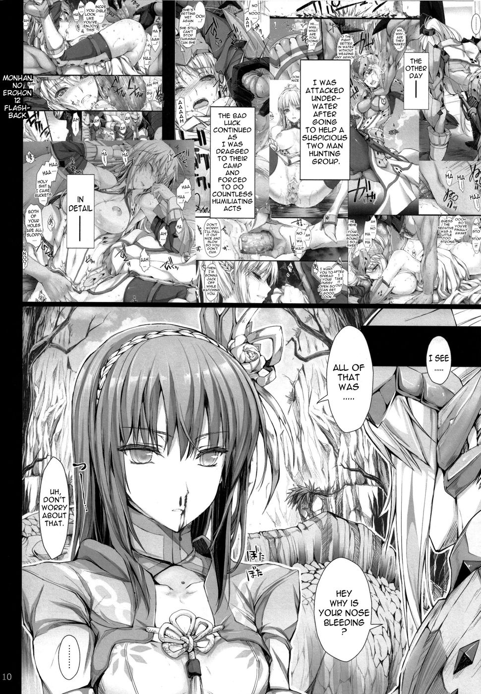 Hentai Manga Comic-Monhan no Erohon-Chapter 13-10